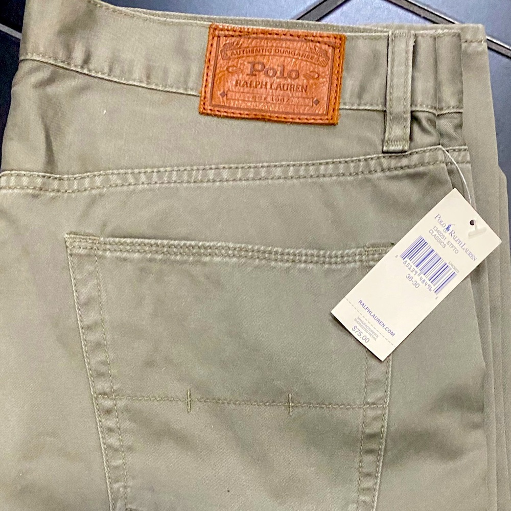 Polo men’s chino pants brand new never worn size 36-30